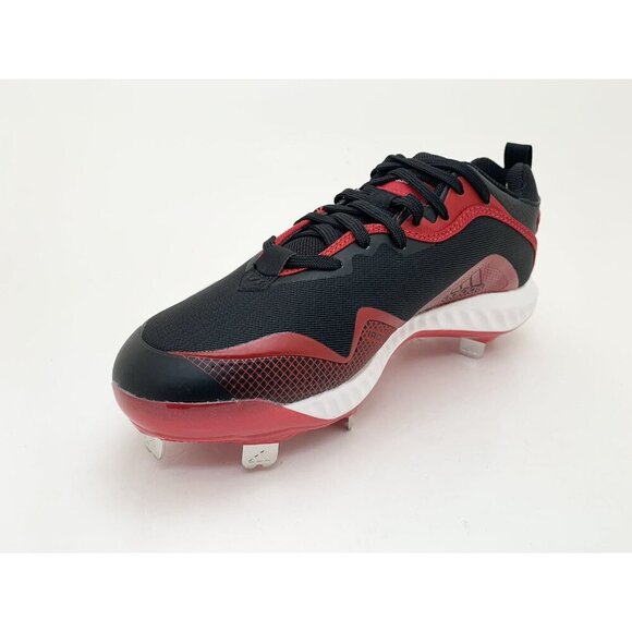 Adidas Icon 6 Bounce Baseball Metal Cleats Red Black White FV9348 Men’s Size 7.5 - Picture 4 of 11